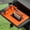 Orange, variant on Silicone Griddle Tools Mat for Blackstone, Large Silicone Spatula Mat with Drip Pad, Grill BBQ Caddy Utensils Holder for Kitchen, Cooking & Countertop, Griddle Accessories for Blackstone(Black)