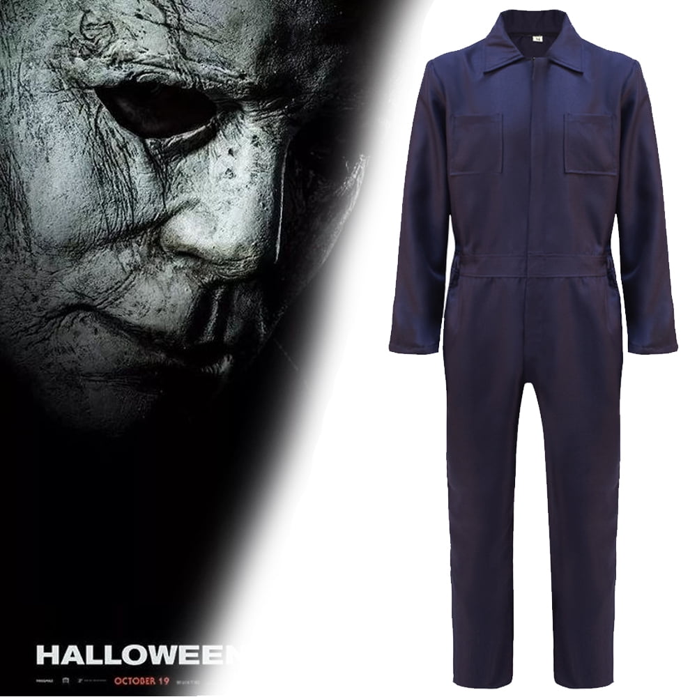 Halloween Michael Myers Costume for Adult, Horror Killer Cosplay Props