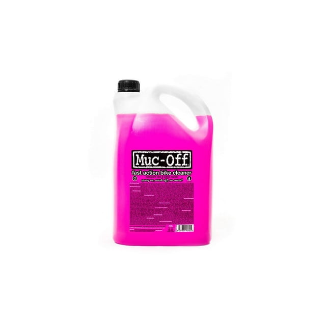 Muc-Off Nano-Tech Bike Cleaner, 5 Liter - Fast-Action, Biodegradable Bicycle Cleaning Fluid - Safe On All Surfaces And Suitable For All Types Of Bike