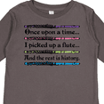 thumbnail image 4 of Inktastic Funny Flute Music Quote Boys or Girls Long Sleeve Toddler T-Shirt, 4 of 5