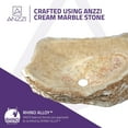 thumbnail image 5 of Anzzi LS-AZ148 Desert Shell Vessel Sink in Dark Honey Onyx, 5 of 5