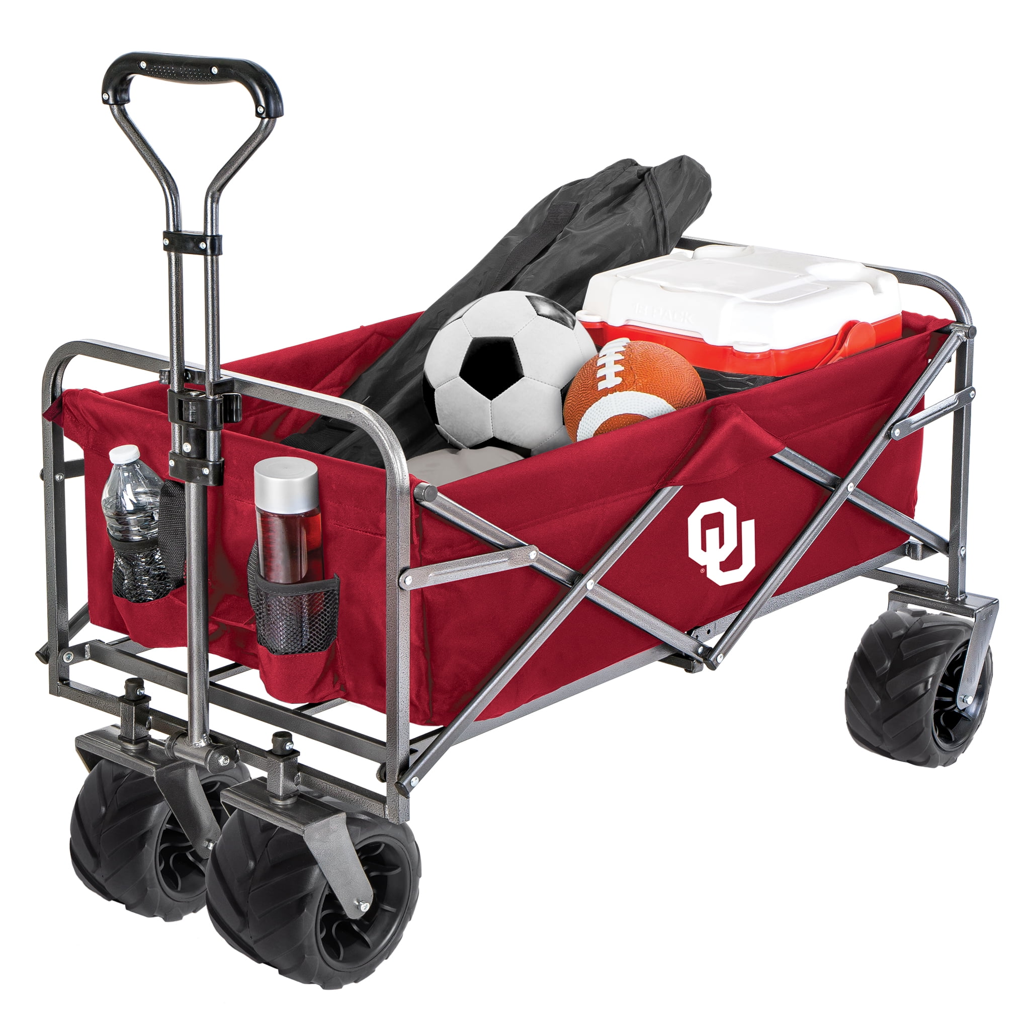 Collegiate Heavy-Duty Utility Collapsible Sports Wagon - Oklahoma  Sooners