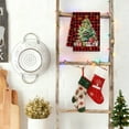 thumbnail image 6 of Aooww Christmas Kitchen Towels Merry Christmas Hand Towels Tree Gnome Truck Dish Cloths Absorbent Xmas Tea Dishcloths for Home Bathroom Xmas Kitchen Decor(D), 6 of 6