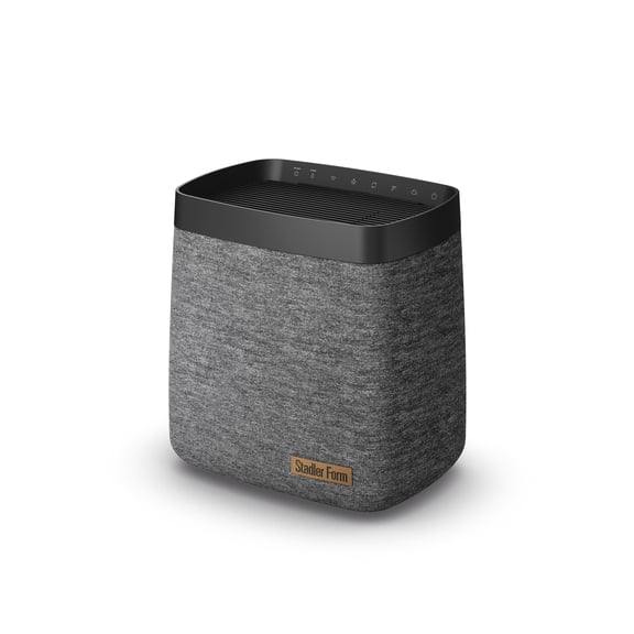 Stadler Form humidifier Karl, powerful evaporator for rooms up to 1076 sq. ft., quiet, can be controlled with Wi-Fi via app, textile cover, 4 humidification levels, black