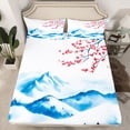 thumbnail image 2 of Castle Fairy Female Men Japanese Style Full Size Sheets,Cherry Blossom Bed Sheets, 2 of 7