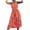 Orange Womens Summer Dress, variant on Sundresses for Women Casual Summer - Womens Summer Spaghetti Strap Sleeveless Dresses Casual Loose Button Down Swing Cami Beach Long Maxi Dress with Belt