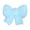 Sky Blue, variant on Bow Shape Squeeze Toy, Slow Rising Sensory Stress Ball for Adults, Soft Fidget for Anxiety Relief