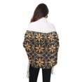 thumbnail image 4 of FORMRS Womens Scarf Winter Soft Long Big Warm Shawls Wrap Tassel Scarves, Classic Floral, 4 of 9