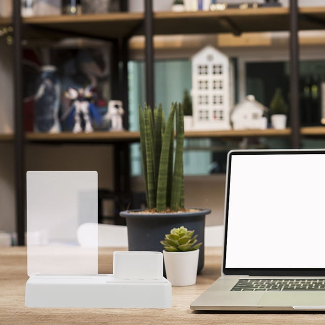 TABLETREANDS Tablero Acrílico De Escritorio Para Mensajes Y Fácil De Limpiar