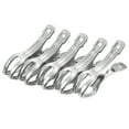 thumbnail image 1 of Zootealy Stainless Steel Cloth Drying Clips Big Cloth Blanket Clamp Windproof Spring Clip Grip 5 count, 1 of 8
