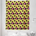 thumbnail image 1 of Retro Tapestry, Retro 80s Theme Girls with Black Curly Afro Hair and Polka Dots Funky Pop Art, Fabric Wall Hanging Decor for Bedroom Living Room Dorm, 5 Sizes, Multicolor, by Ambesonne, 1 of 1