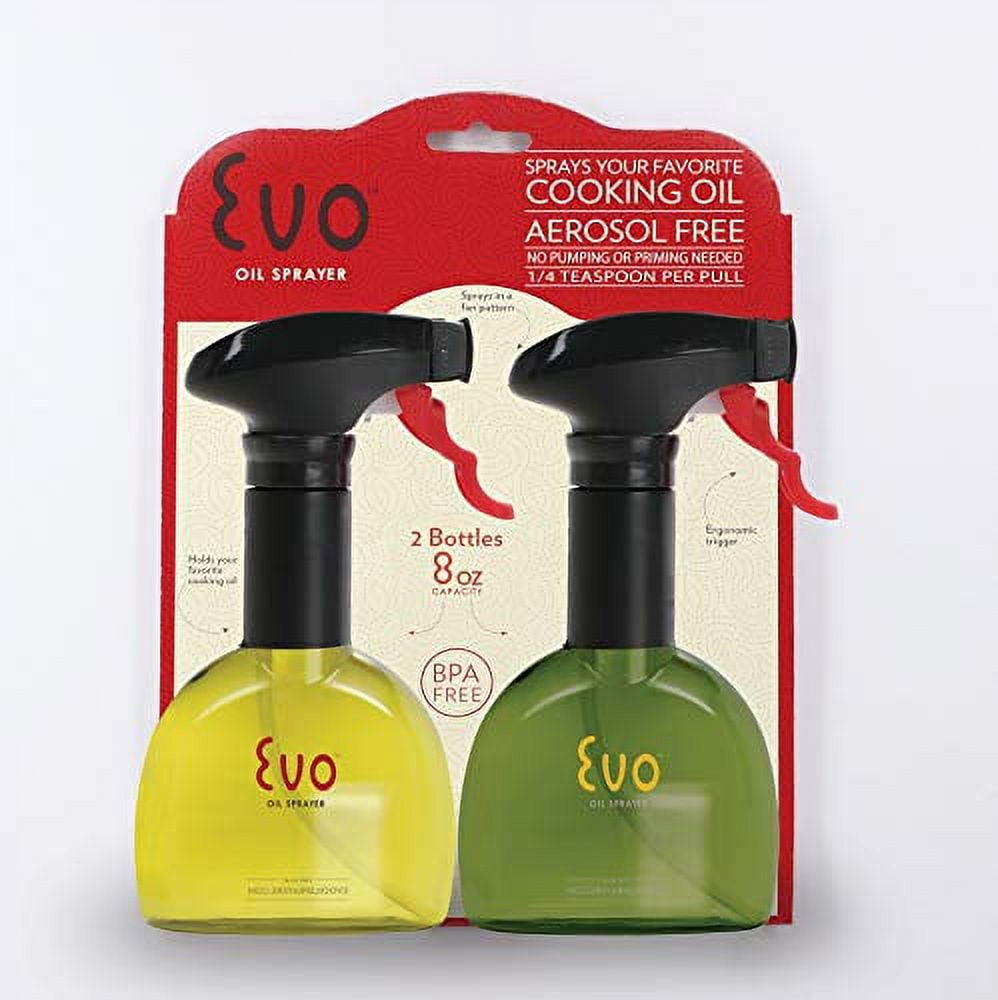 Charcoal Olive Oil Sprayer(set of 2) - 8oz (236ML)