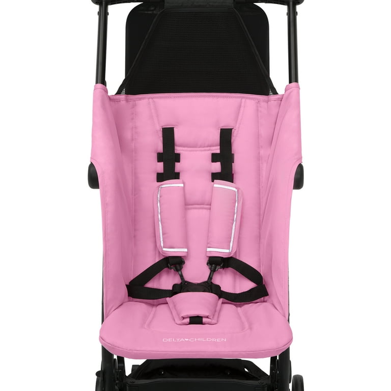 Delta Children Compact Lightweight Foldable Travel Stroller for Infants Toddlers Kids Pink Walmart