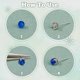 thumbnail image 5 of 4 pares de pendientes de plata de ley 925 con engarce de garra, de platino, con 50 tuercas de plástico., 5 of 7