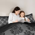 thumbnail image 5 of Homewish Bohemian Damask 2pcs Bedding Comforter Set for Teens Female Men,Exotic Style Twin Comforter Sets,Traditional Floral Breathable Bedding Set,Breathable Home Decor,Reversible, 5 of 8