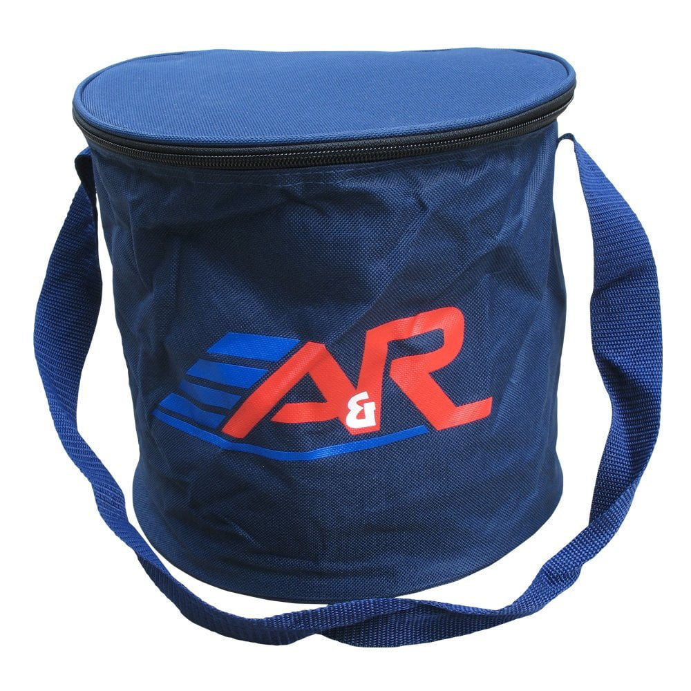 A&R Heavy Duty Canvas Team Ice Hockey Puck Carry Bag W Shoulder Strap
