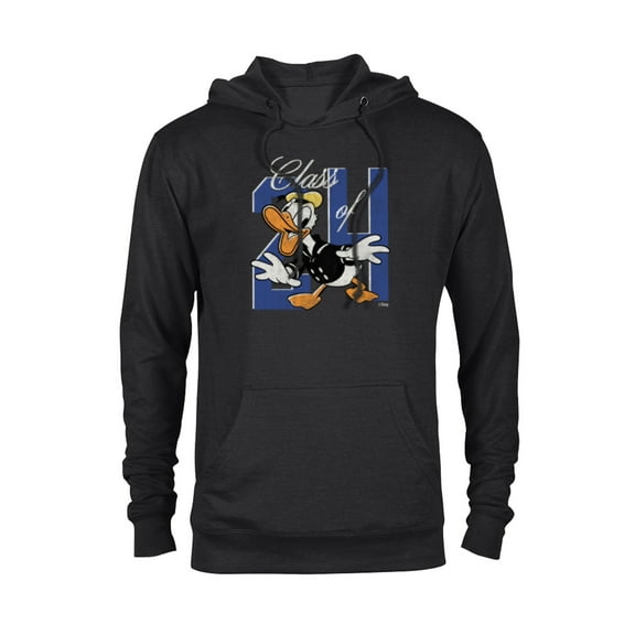 Disney Donald Duck Class of ‘24 Graduation 2024 Retro - Pullover Hoodie for Adults - Customized-Black