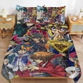 thumbnail image 6 of Yu-Gi-Oh 3-Piece Bedding Set Warm And Comfortable Soft Duvet Cover Bed Set with 1 Duvet Cover And 2 Pillowcases for Boys Girls Kids Adult Bedroom All Season, 6 of 8