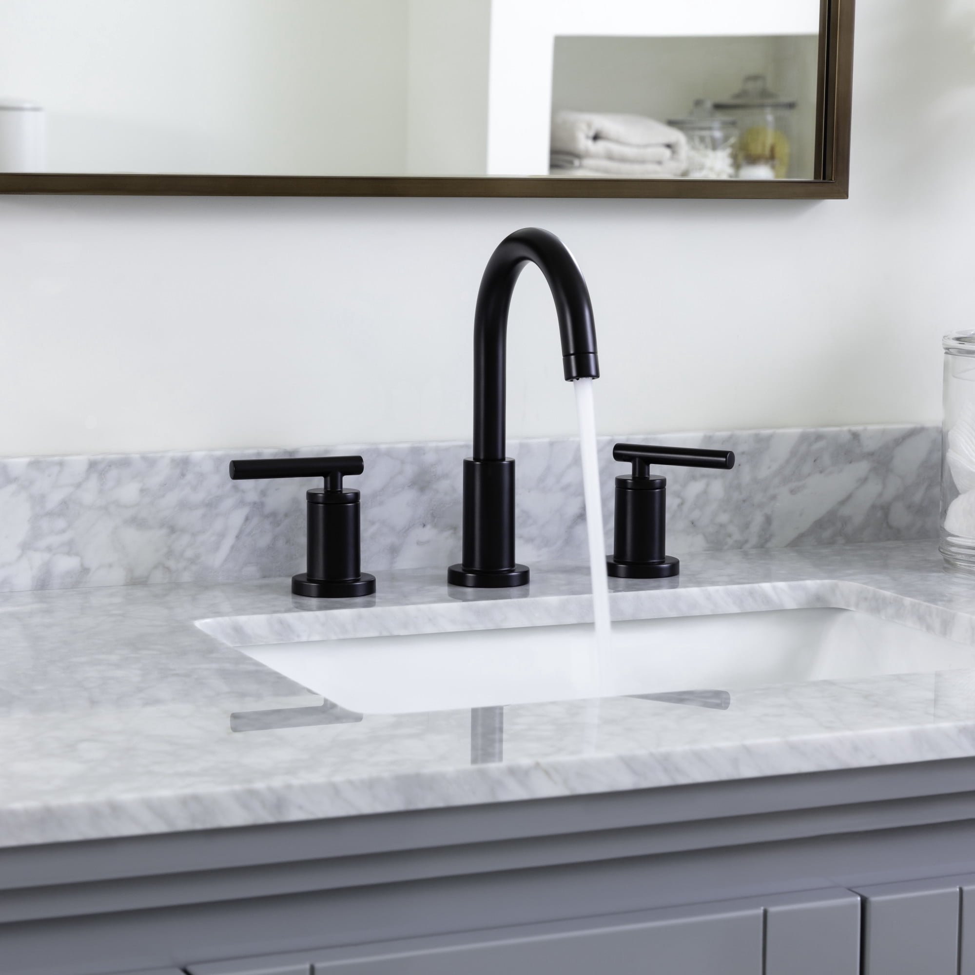 Miseno MNO1343CP Mia Widespread Bathroom Faucet with Brass Push-Pop Drain Assembly, Polished Chrome