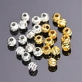 thumbnail image 3 of U8MO Round Carved 3mm 4mm 5mm 6mm 8mm Gold Silver Brass Metal Loose Spacer Beads Lot-Silver-6mm 50pcs, 3 of 6