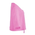 thumbnail image 4 of Blusa George para Mujer, Escote V con Amarres en Centro Delantero Rosa Talla M, 4 of 4