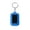 Blue, variant on Solar Light Keychain Solar LED Keychain LED Keyring Torch Plastic Texture Suitable for Backpacking and Travel Essentials