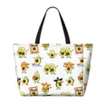 thumbnail image 2 of Kdxio Kawaii Mexican Avocado for Beach Bag for Women Large Beach Tote Bag Waterproof Sandproof Swim Bag with Zipper Pockets Beach Vacation Travel, 2 of 7