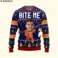 thumbnail image 4 of Suéteres de punto navideños feos con personajes/mascotas personalizados y fotos personalizadas, jerséis de regalo de Navidad, tops para parejas, fiestas, unisex, informales, 8, 4 of 5