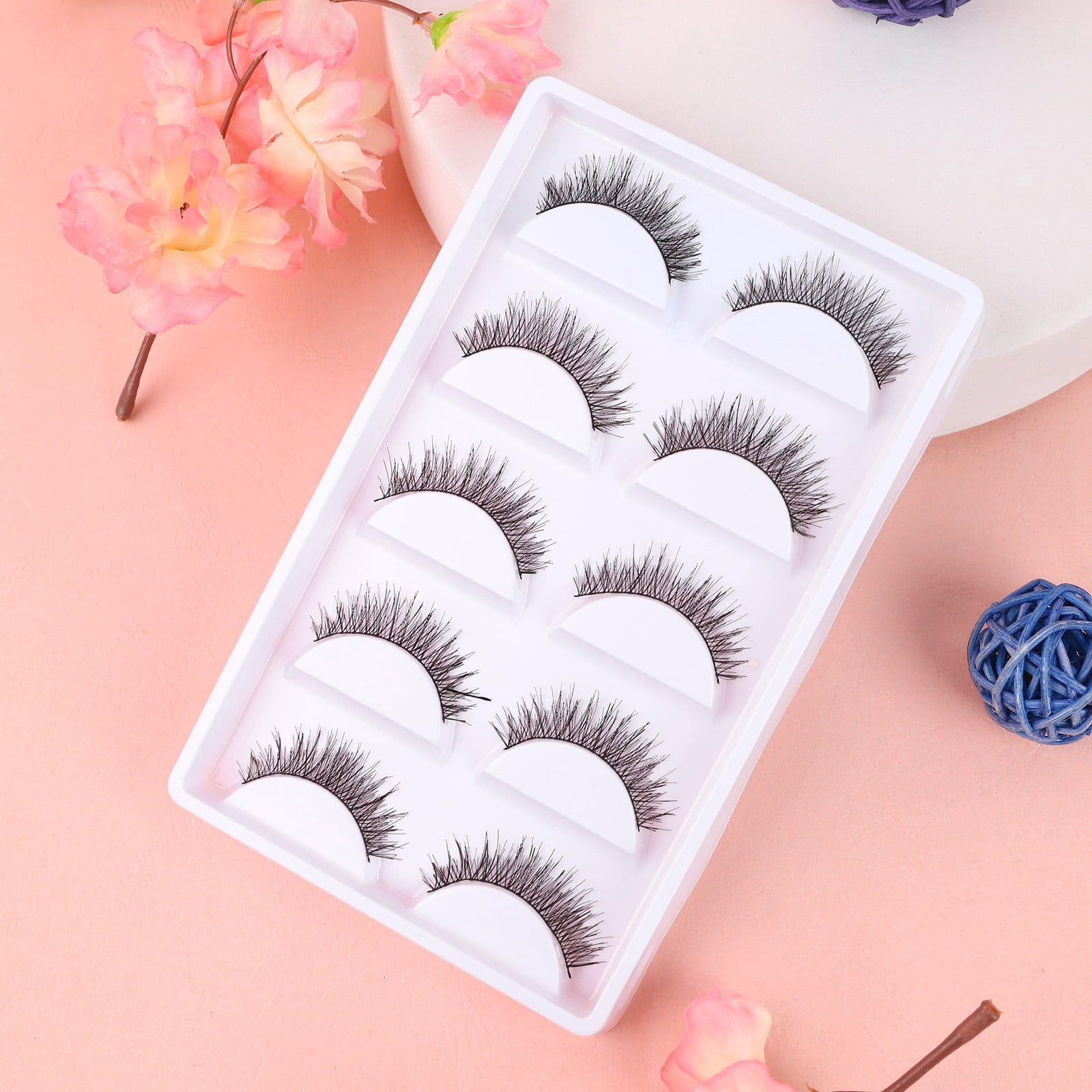 3d Lashes Bundle Short False Lashes Salon Lashes 105 20 Mm Lashes Full Volume Lashes D Curl Non Lashes Magnify Lashes Nine to Five Lashes Eyelashes for Big Eyes 30 Lashes Lashes Brushed 7