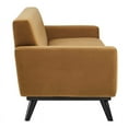 thumbnail image 6 of Modway Engage Modern Tufted Back Performance Velvet Loveseat in Cognac Brown, 6 of 9