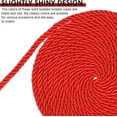 thumbnail image 4 of Casewin All Purpose Rope 8 mm 10M - 32 Feet Length Strong Multifunctional Soft Cotton Rope Natural Twisted Durable Long Ropes(Red), 4 of 7