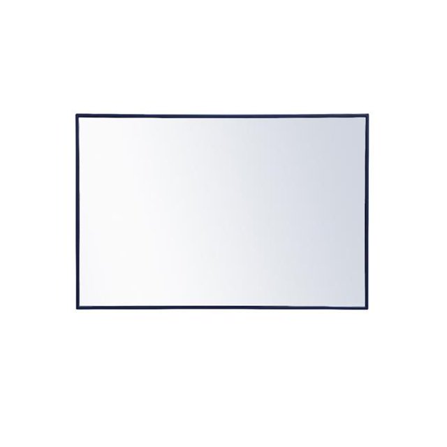 Elegant Decor MR4077BL Miroir Rectangle 28 x 42 Po&44; Bleu