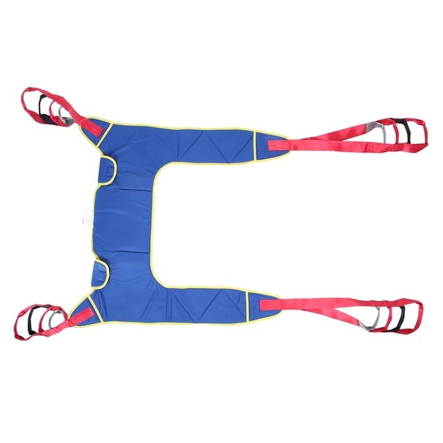 Eslinga De Pierna Dividida De 230 Kg Con Capacidad De Carga, Eslinga De Elevación Reutilizable, Estilo Engrosado Para Elevación Hoyer Y Soporte Para La Cabeza Usando Una Silla De ANGGREK Patient Lift Sling