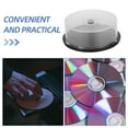 thumbnail image 4 of Seau de Rangement Transparent pour CD pour Bureau à Domicile avec Grande Capacité, Contient 25 Disques en PP, 4 of 9