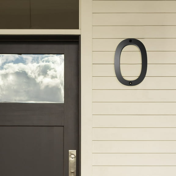 Modern Floating Acrylic House Numbers Digital Display Address Sign for Front Door Weatherproof Customizable Outdoor Home Decor 6 Inch