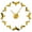 Gold, variant on Flying Hawks Silhouette Frameless Wall Clock Stickers, DIY Modern Decorative Clocks for Living Room, Bedroom, Office - Easy to Install, Large 3D Clock Design (Silver,27in)