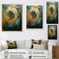 thumbnail image 4 of Designart "Spirals Of The Midas Forest I" Abstract Spirals Floater Framed Canvas Wall Art, 4 of 5