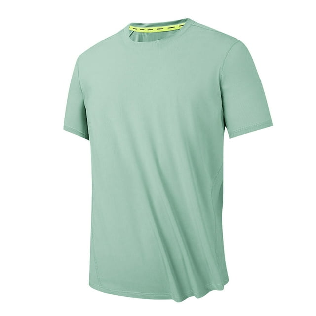 Yuzhih Lightweight Short Sleeve T-Shirt for Men Quick Dry Workout Running Athletic Tee Shirt Tops Base Layer Undershirt