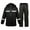 Black 1, variant on Valora Men's Two Tier Rain Suit with Jacket and Pants for High Visibility Weather Rain Gear for Outdoor Work and Travel Black 1 3XL
