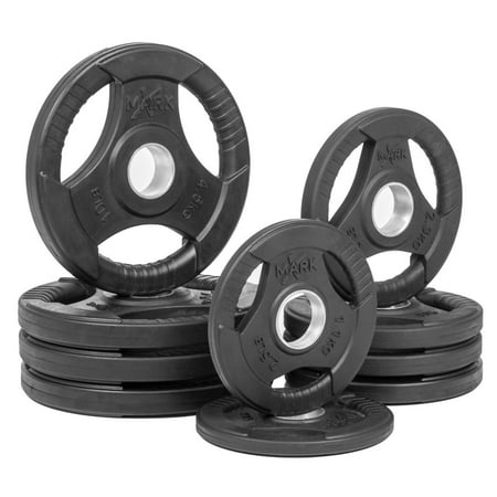 8-Pc Tri-Grip Olympic Plate Weight Package