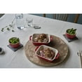 thumbnail image 3 of STAUB Ceramique 400 ml Ceramic Rectangular Oven Dish, Cherry, 3 of 3