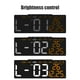 thumbnail image 4 of Reloj digital multifuncional con alarma LED, reloj con pantalla de luz naranja, 4 of 6
