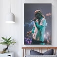 thumbnail image 5 of Young Thug1 RAPPER Art Singer Poster Posters Art Print Wall Photo Paint Poster Hanging Picture Family Bedroom Decor Gift 12x18inch(30x45cm), 5 of 6