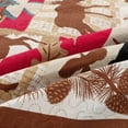 thumbnail image 4 of Green Essen Moose Bear Quilt Set Queen/Fill Size Rustic Bedding Red Brown Black Plaid Bedspread Forest Coverlet Lodge Cabin Home Decor, 4 of 6
