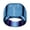 Blue, variant on Men's Square Athlete Stainless Steel Ring Personalized Vintage Band Jewelry Silver Size 12