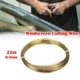 thumbnail image 1 of Heavy Duty 22m Gold Roll Braided Steel Wire for Windshield Cutting, 1 of 10