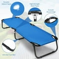 thumbnail image 6 of Yardi Yarda Compact Military Bed, Portable Camping Bed for Outdoor Hiking, Lightweight Bed with Storage Pockets for Outdoor as Yard, Blue, 6 of 12