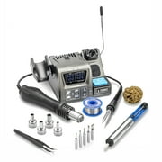 X-Tronic 7040-PRO-X 775 W Compact Hot Air Rework Soldering Iron Station  C/F, Calibration, 0-30 Min Sleep & More