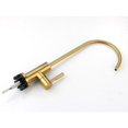 thumbnail image 4 of Stainless Steel Water Purifier Kitchen Water Purifier Faucet Straight Drinking Water Faucet Brushed Gold, 4 of 5