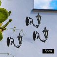 thumbnail image 4 of 5 uds decoración de casa de muñecas Mini modelo de luz de calle en miniatura luz de pared LED en miniatura luz de jardín para decoración d C shamjiam Farolas en miniatura, 4 of 7